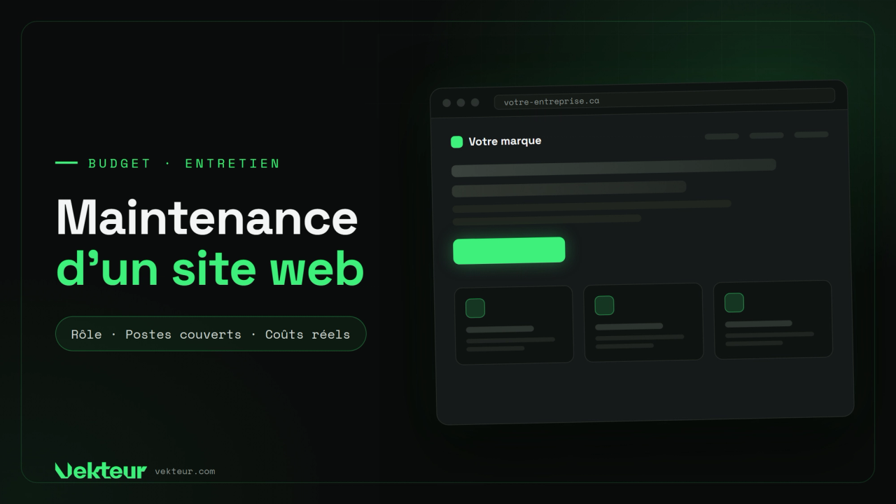 Maintenance d’un site web : ce qu’elle couvre, ce qu’elle coûte