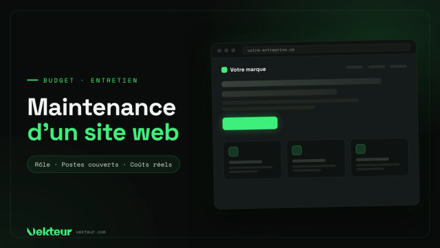 Maintenance d’un site web : ce qu’elle couvre, ce qu’elle coûte