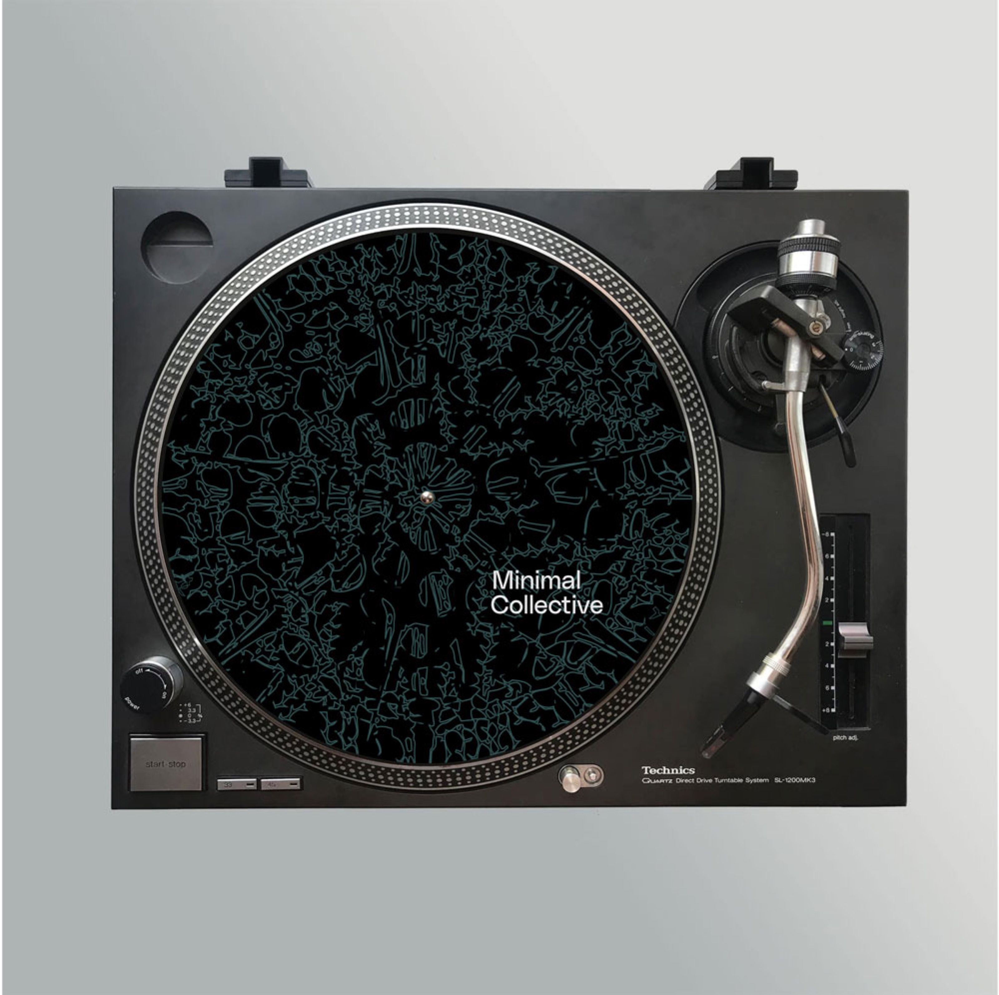 Turntable with a Minimal Collective slipmat