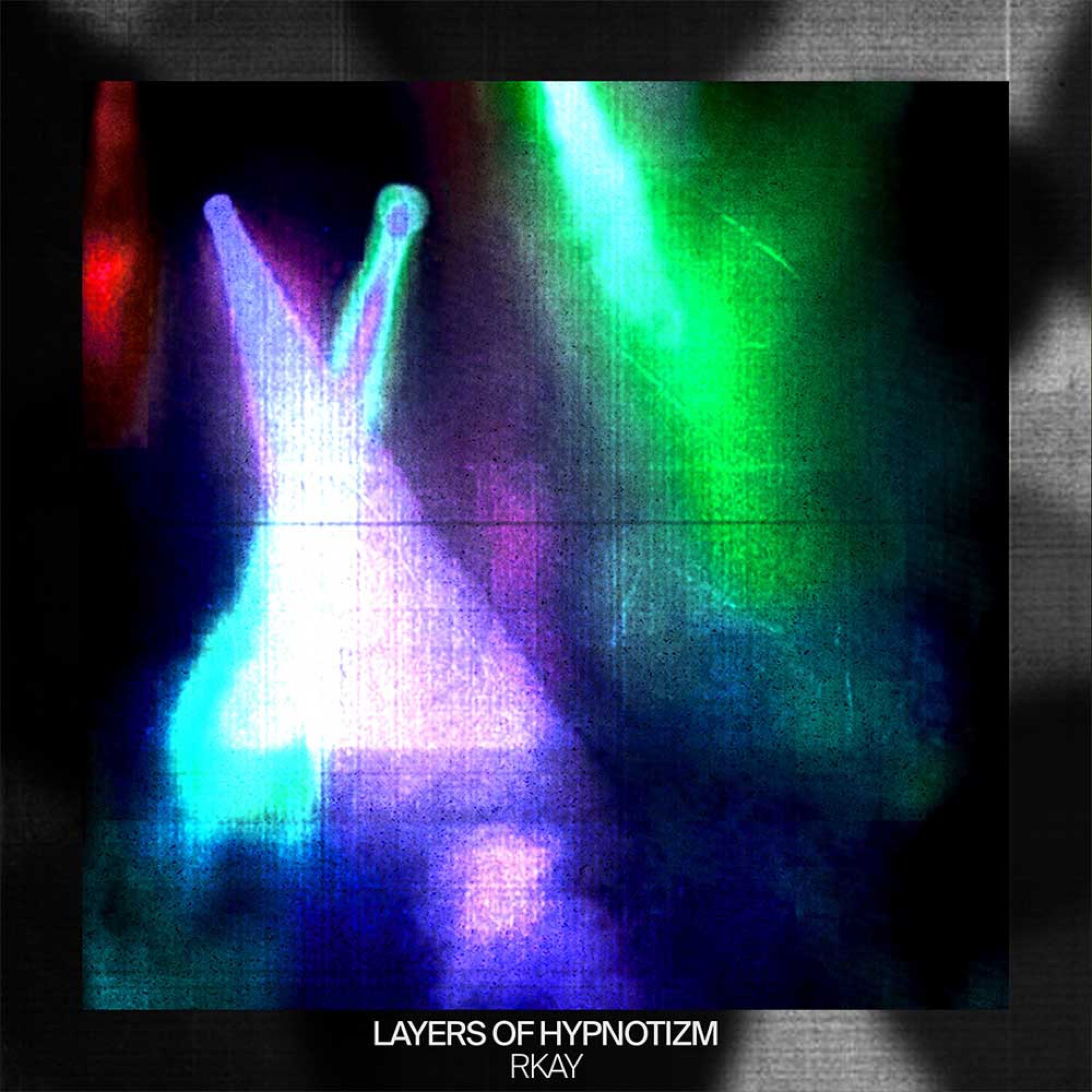 Layers of Hypnotizm by Rkay cover with coloured stage lights