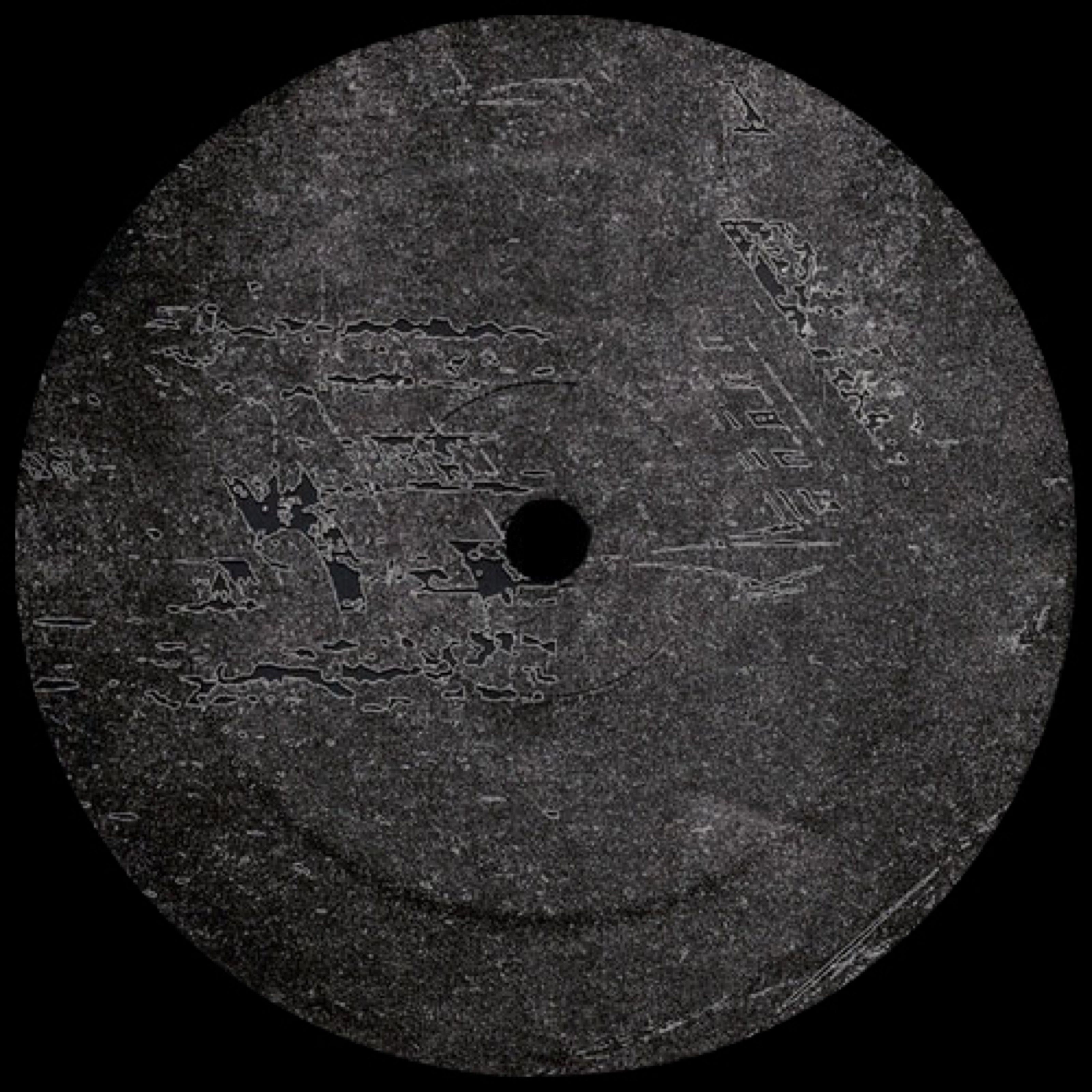 Dark grey textured vinyl label, side B