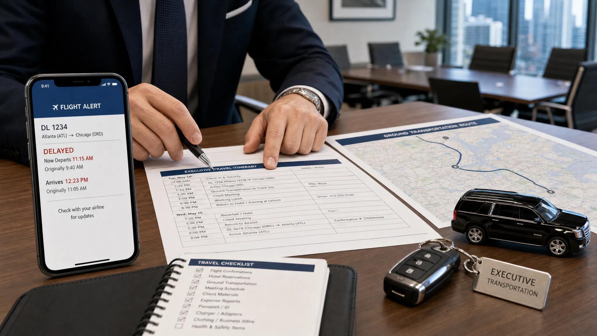 Executive Transportation Checklist for Corporate Travel