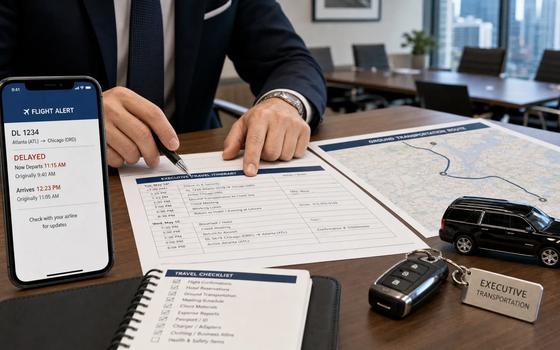 Executive Transportation Checklist for Corporate Travel