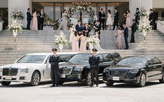 What limo companies are recommended for wedding transportation in my area?