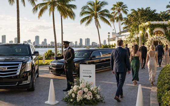 Limo Service Miami for Weddings, VIPs, and Airport Runs