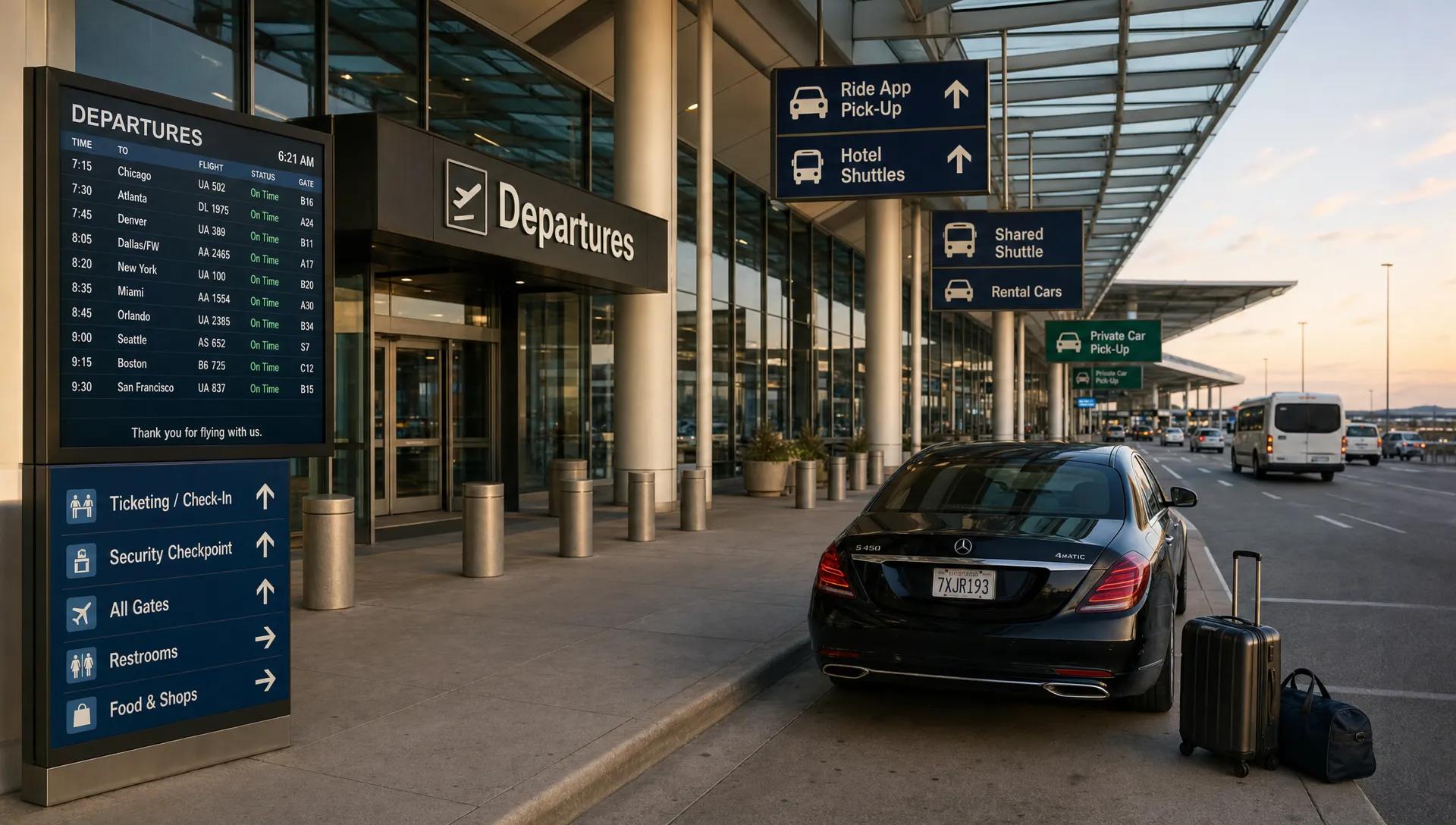 Airport Shuttle or Private Car for Your Next Flight?