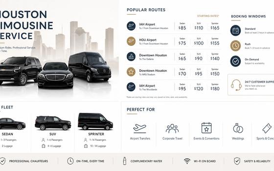 How Much Does a Limousine Car Cost in Houston?