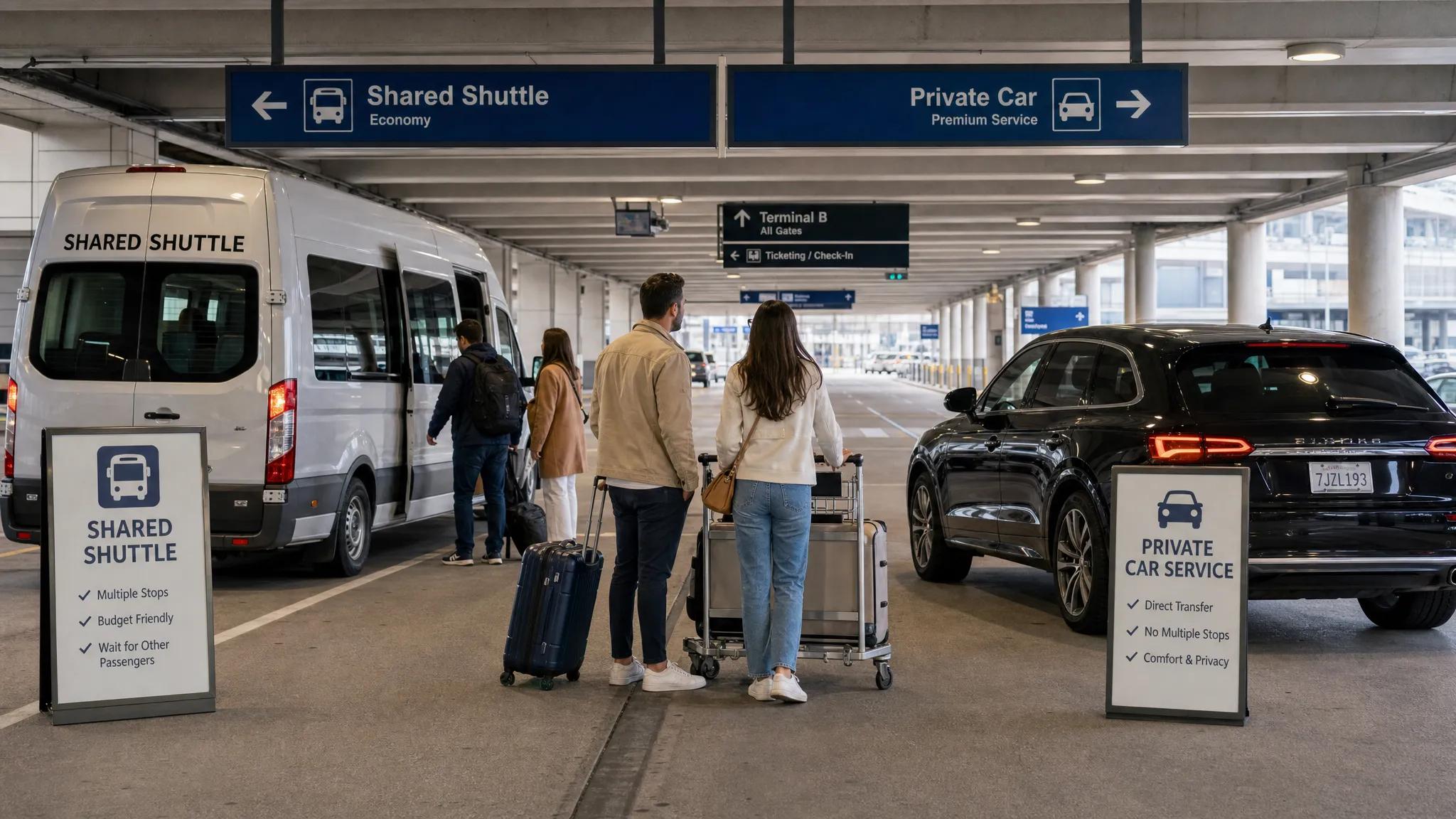 Airport Shuttle Service or Private Car for Airport Travel?