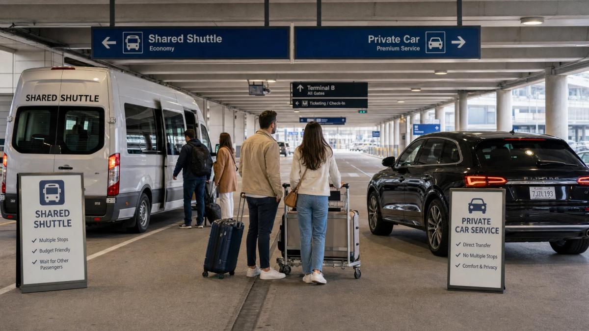 Airport Shuttle Service or Private Car for Airport Travel?