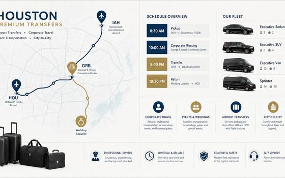 Houston Limo Service for Airport, Events, and Business Travel
