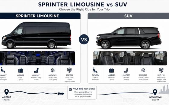 Sprinter Limousine or SUV: Which Should You Book?