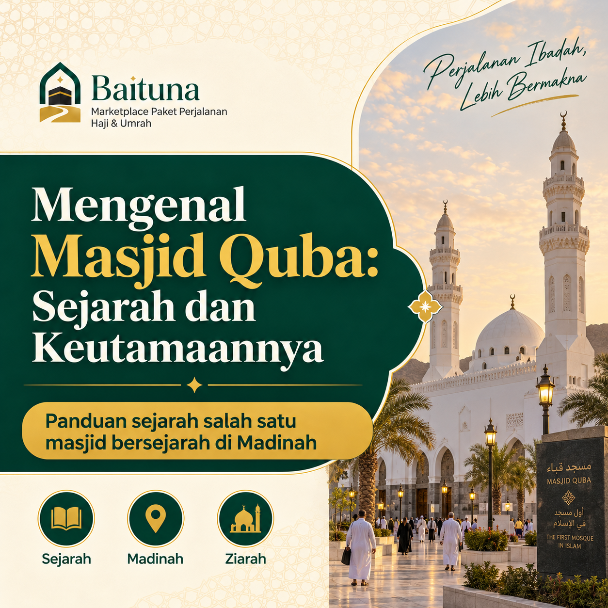 Mengenal Masjid Quba: Sejarah dan Keutamaannya
