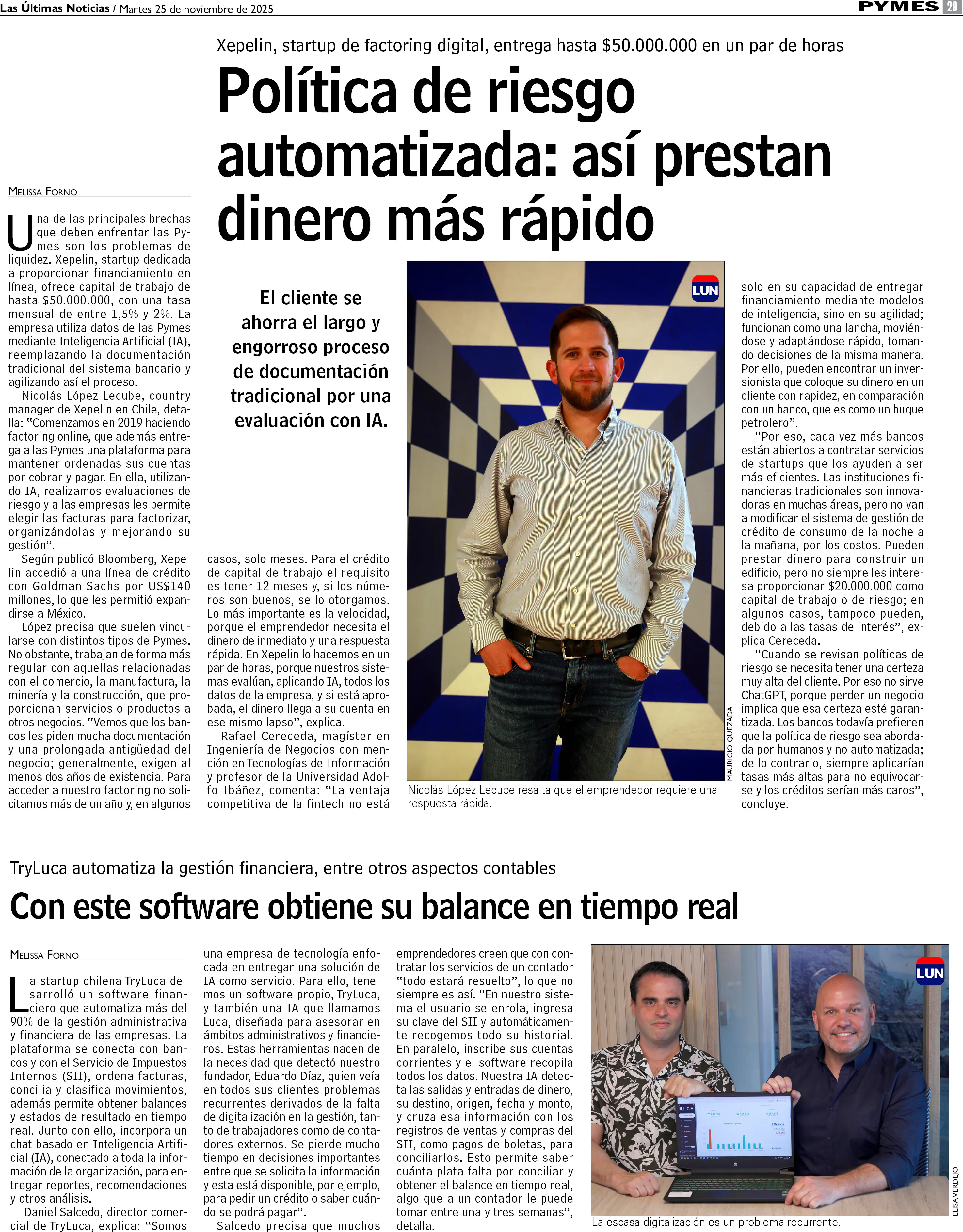 Xepelin, financiamiento rápido