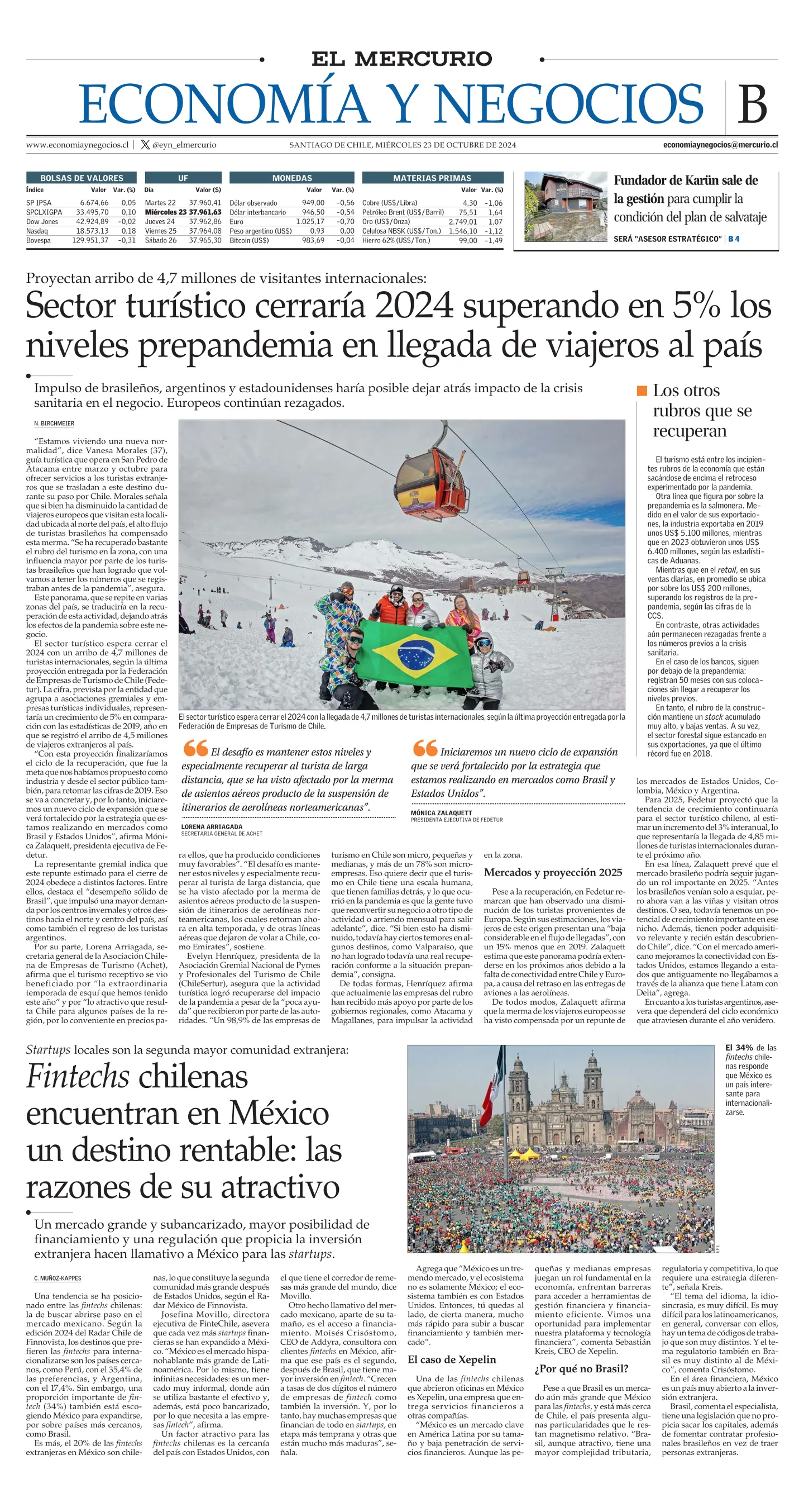 Xepelin en el Mercurio