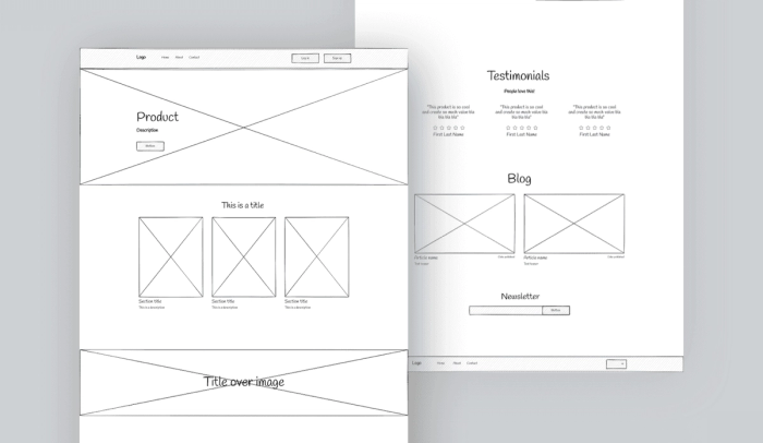 Email design with a clear layout system using grid.