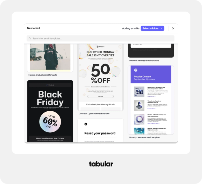 Free HTML email templates