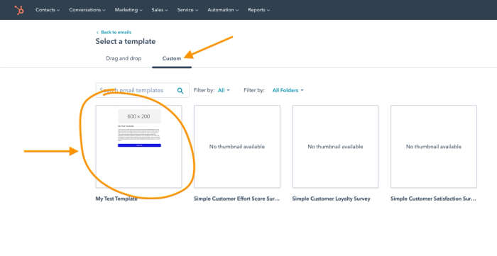Sending HTML emails with HubSpot