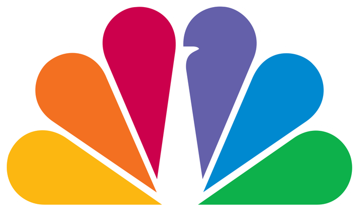 NBC logo for negative space example.