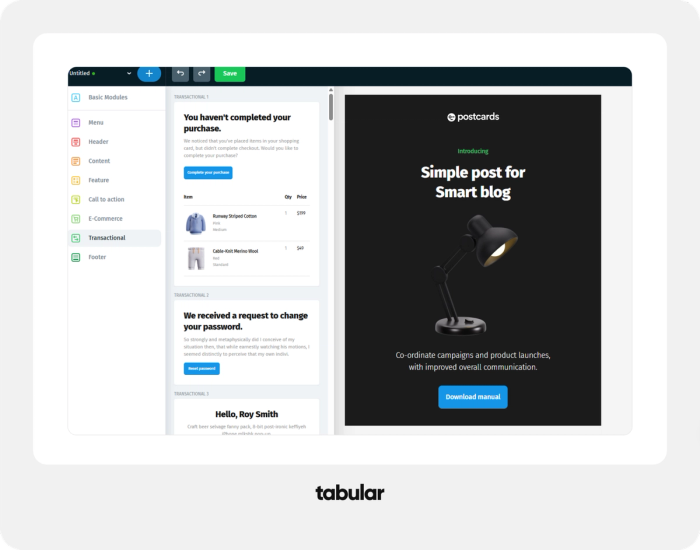 Designmodo modular system