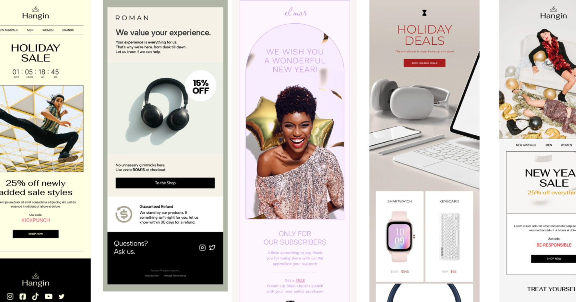 Black Friday email templates