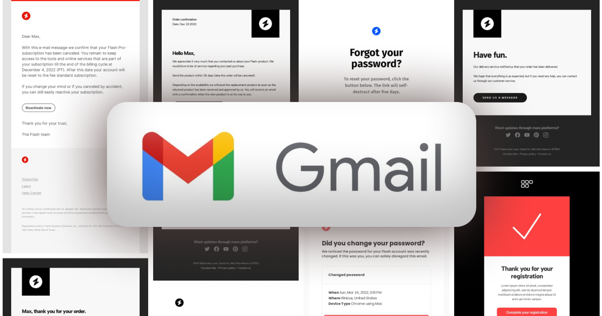 Email templates for Gmail