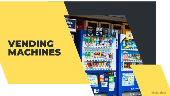 businesses with the highest success rate: vending machines.