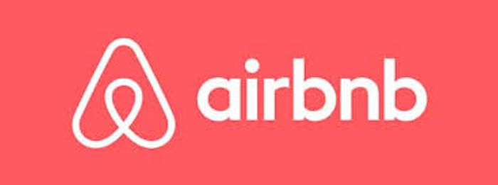 Airbnb company emblem.