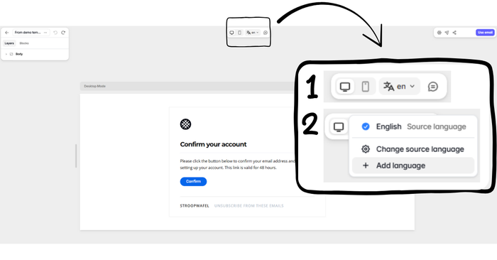 How to create multilingual email templates in Tabular.