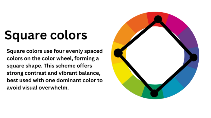 Square color scheme.