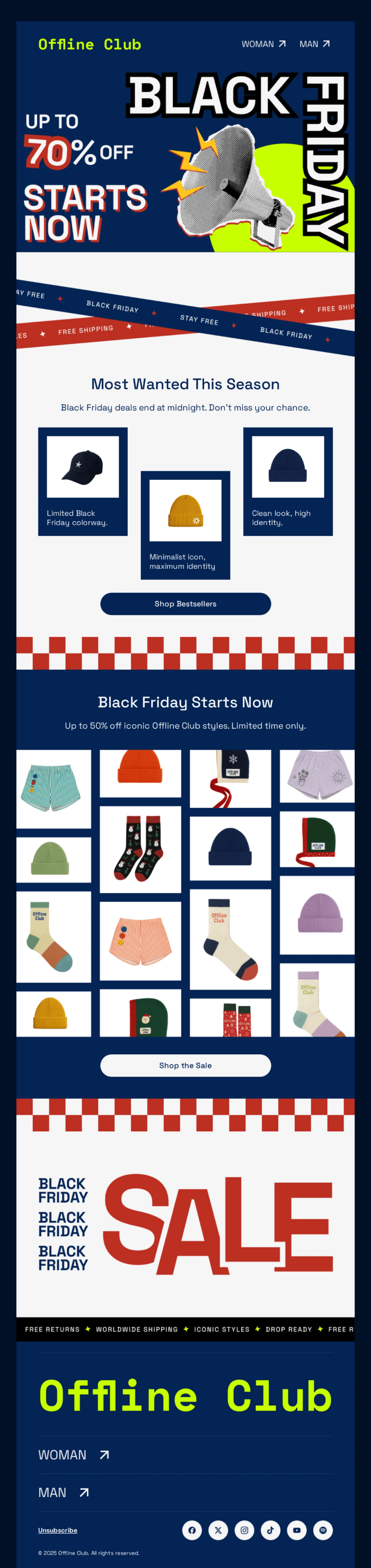 Attention grabbing sales email template