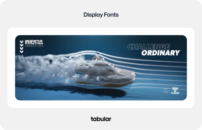 Best Fonts for Banners