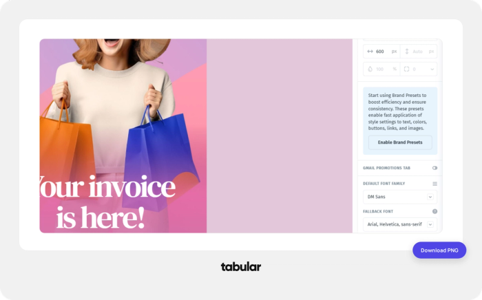 Brand presets in designmodo