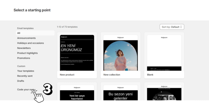 How to import Tabular's html email templates to Shopify.