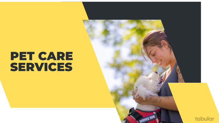 businesses with the highest success rate: pet care services.