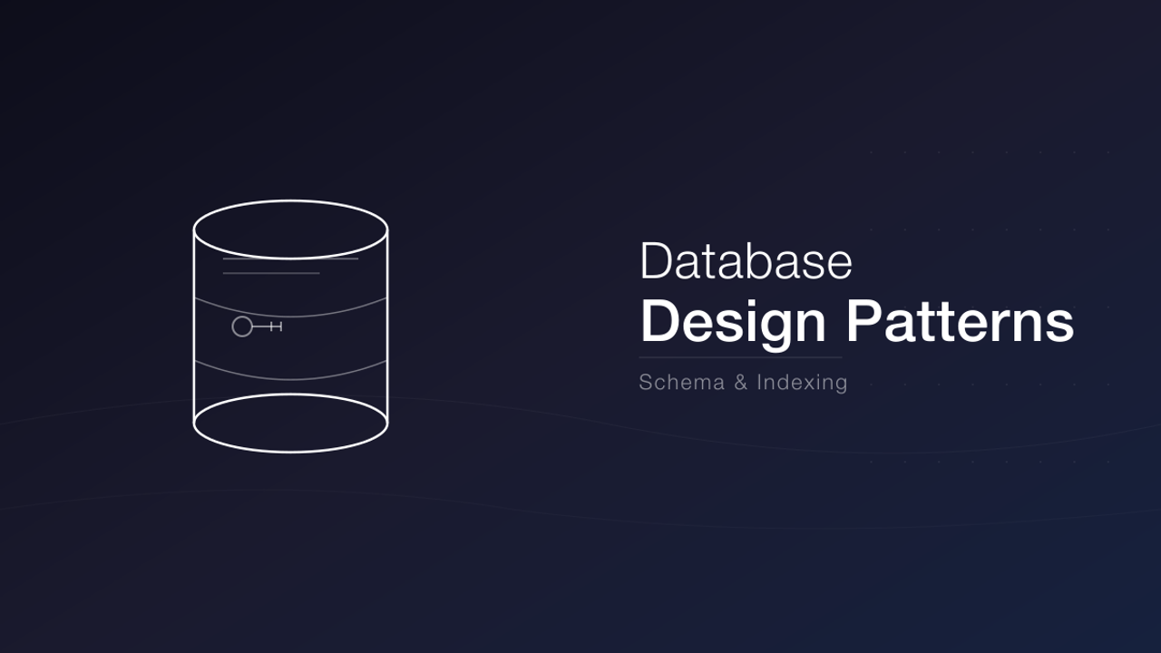 Database Design Patterns for Web Applications