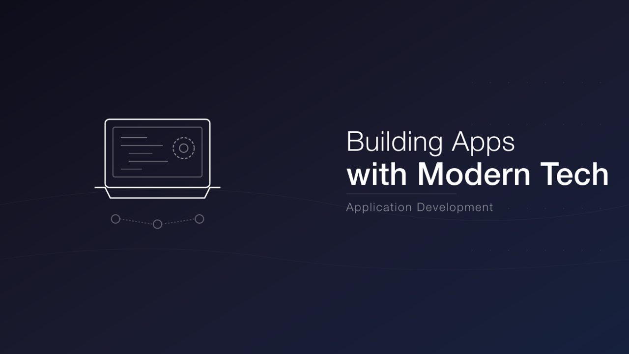 How to build an Application with modern Technology