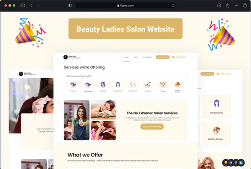 Salon Booking Website