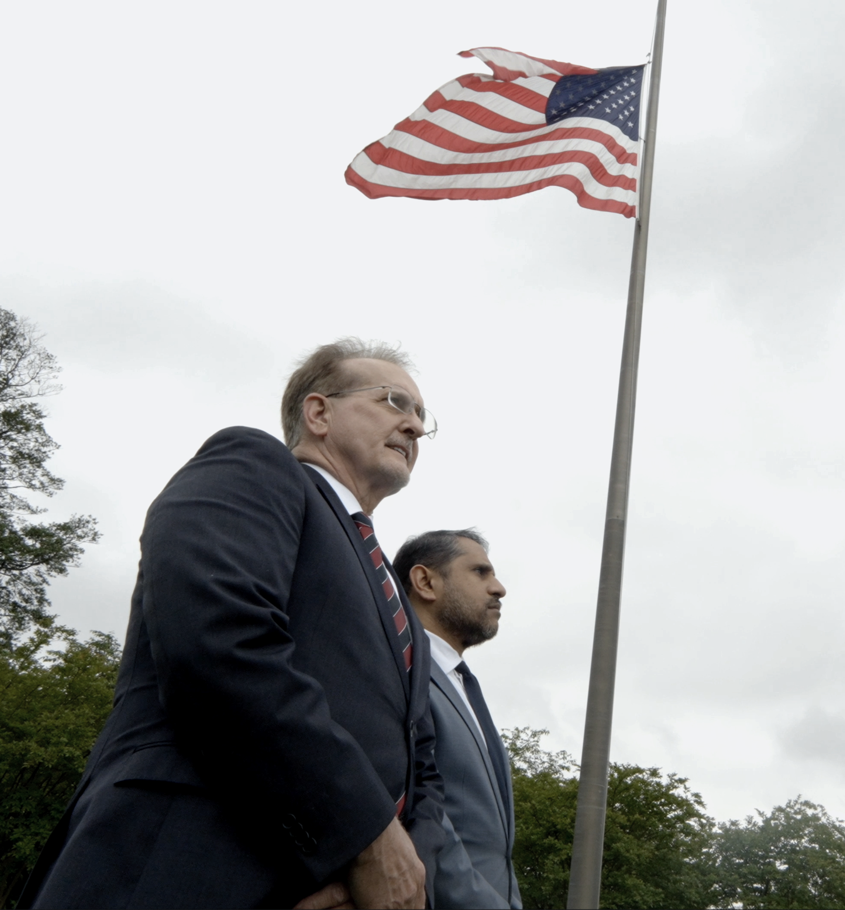 Attorneys and American Flag
