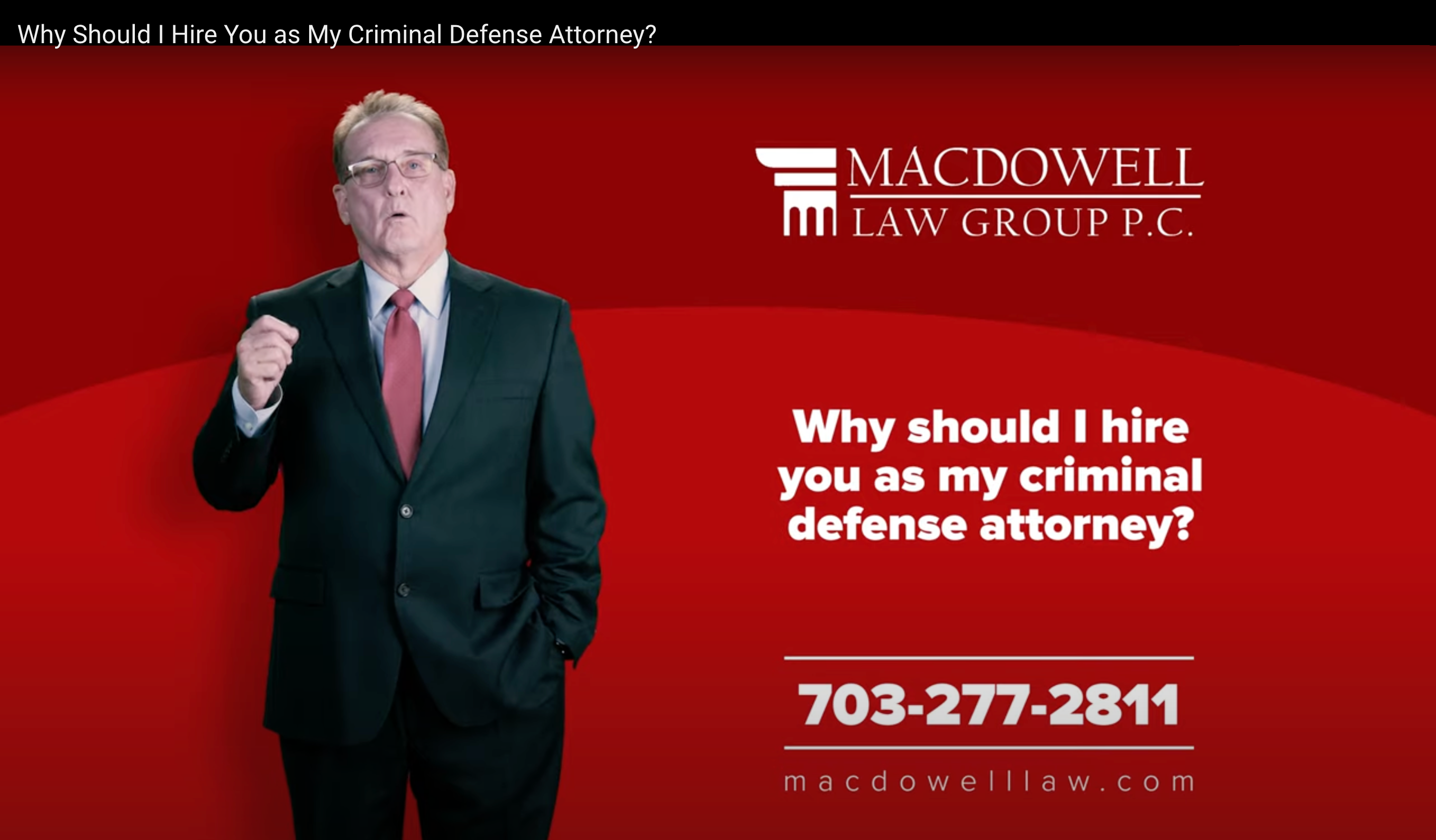 Why Should I Hire You as My Criminal Defense Attorney | Video Thumbnail
