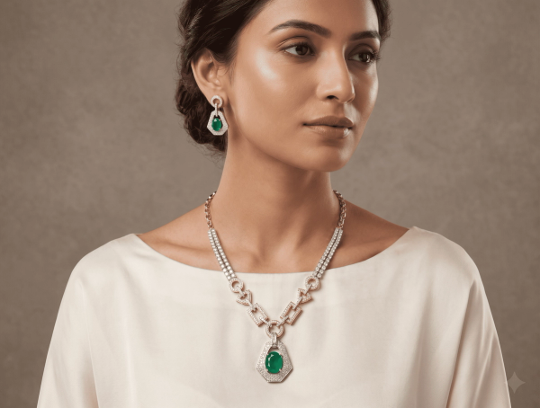 Gold D Necklace