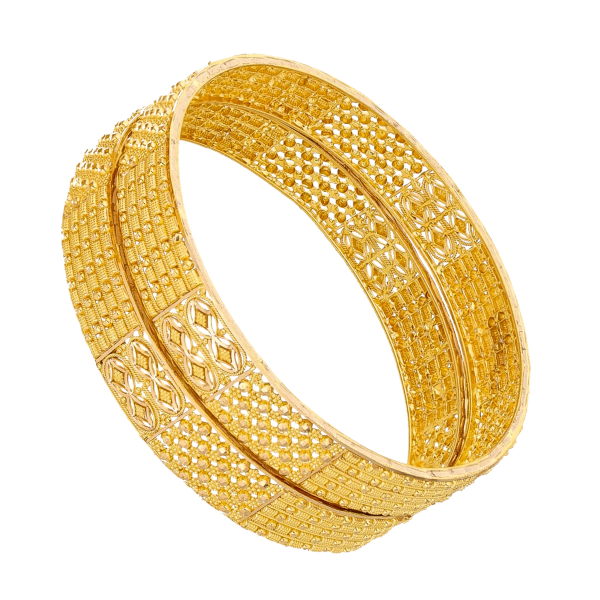 Gold bangle 