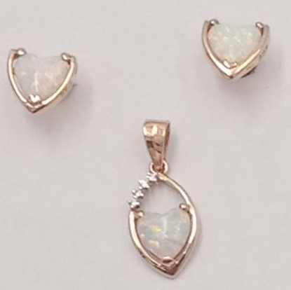 Rose Gold Pendant Set 