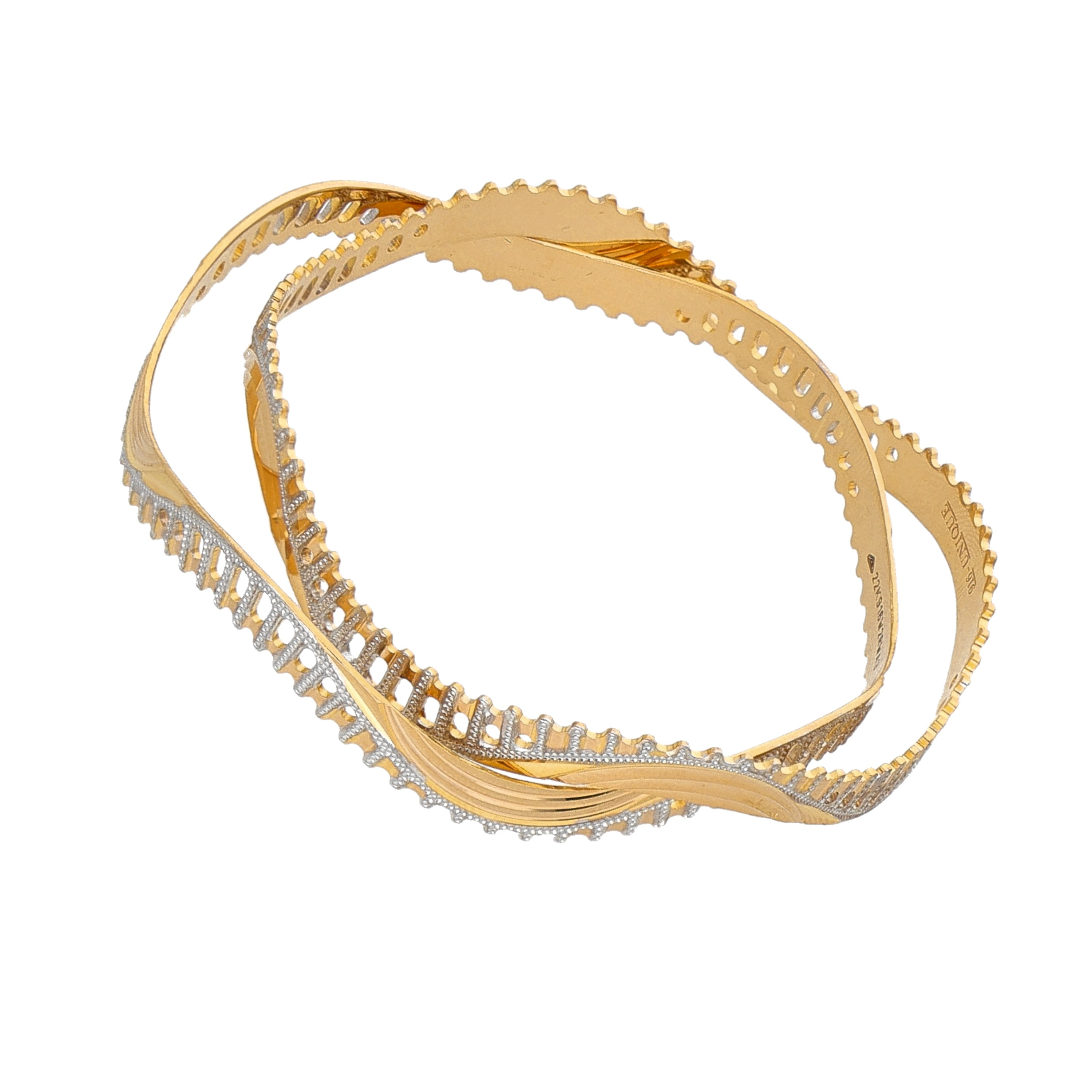 Gold bangles 