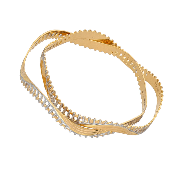 Machine Made Gold Bangles 