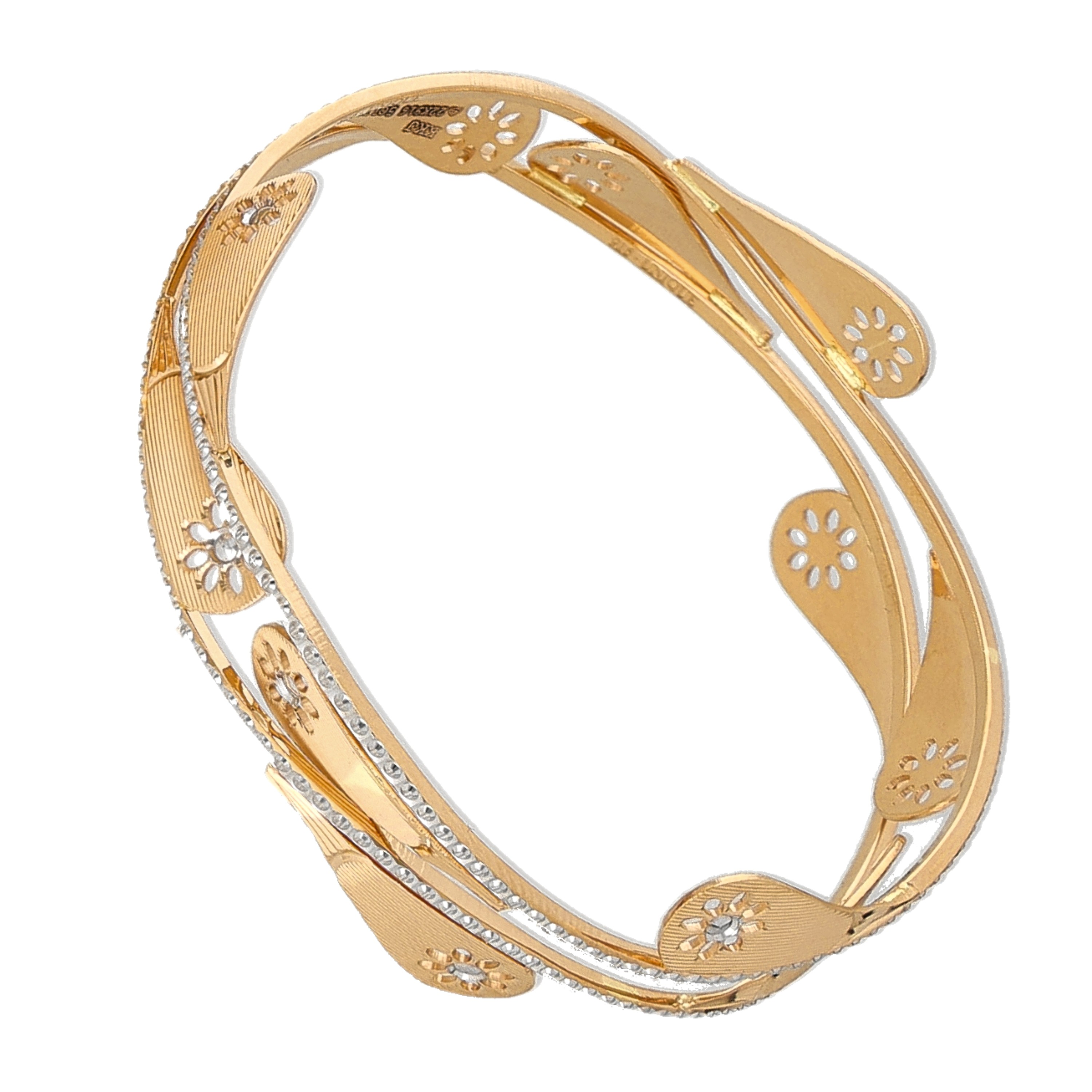 Gold bangle 