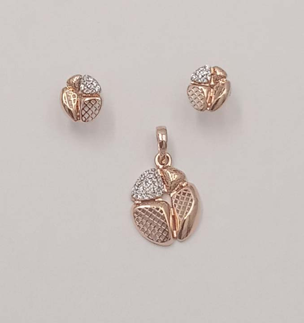 Rose Gold Pendant Set 