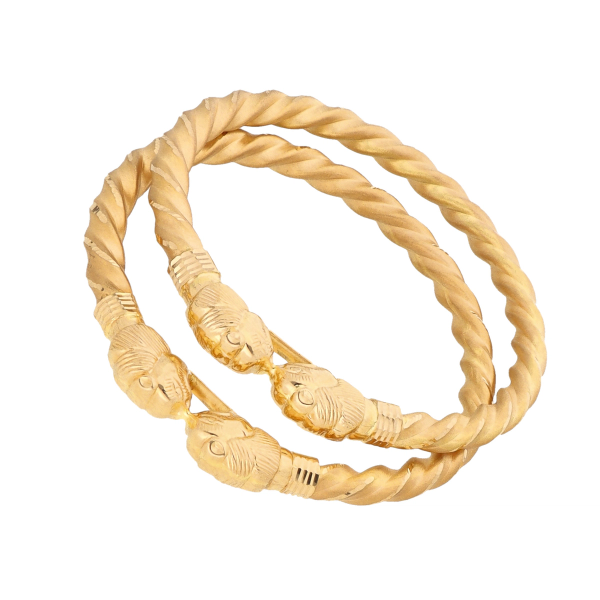 Gold bangle 
