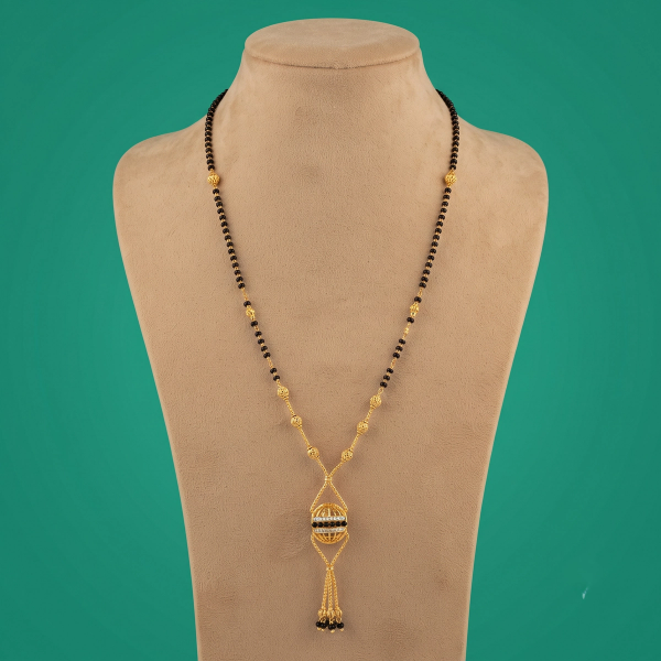 Short Black Bead Mangalsutra