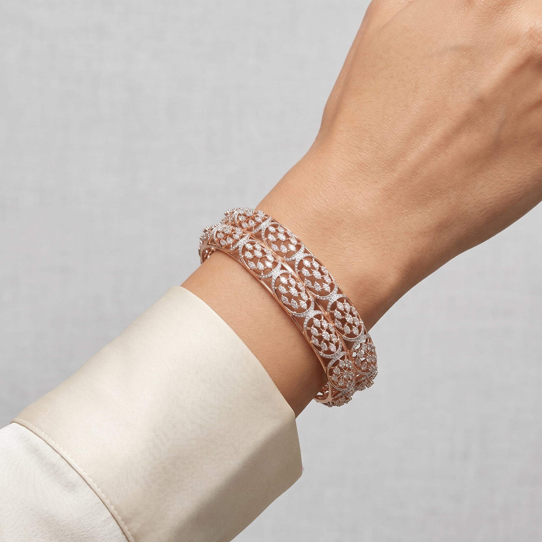 Diamond Bangles