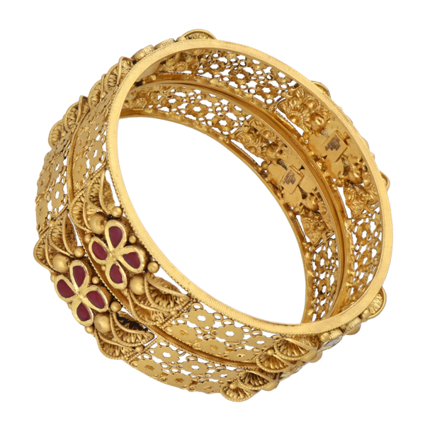 Gold bangle 